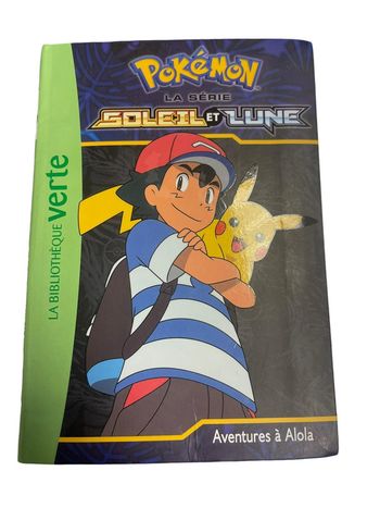 Livre Pokémon Bibliothèque verte Soleil et lune numéro