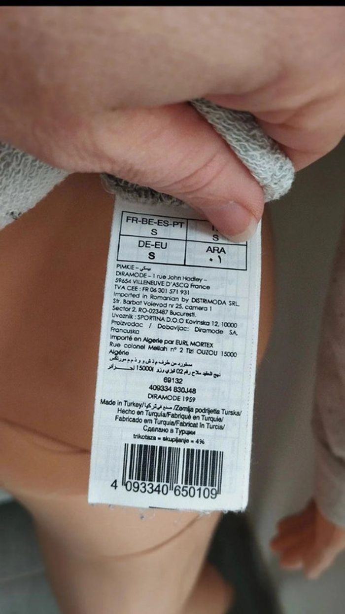 Pull gris taille s Pimkie effet chemise - photo numéro 9