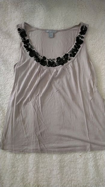 Débardeur avec perles