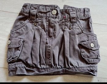 Jupe velours kid kanai marron 24 mois