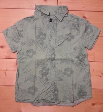 Chemise manches courtes "Hawaïenne"