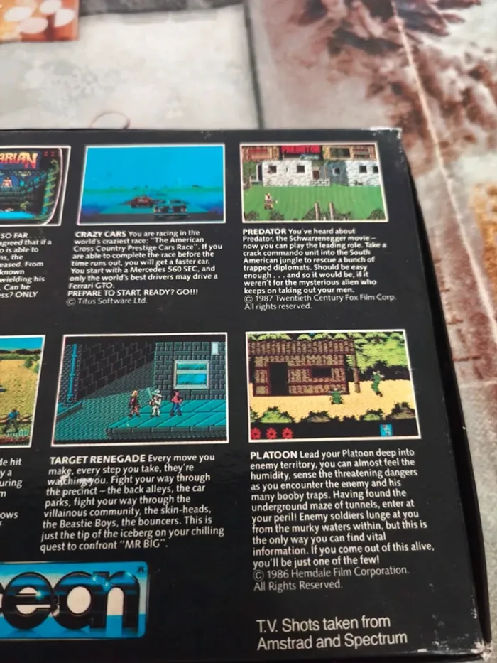 Coffret 6 jeux Vintage Amstrad Ocean - photo numéro 5