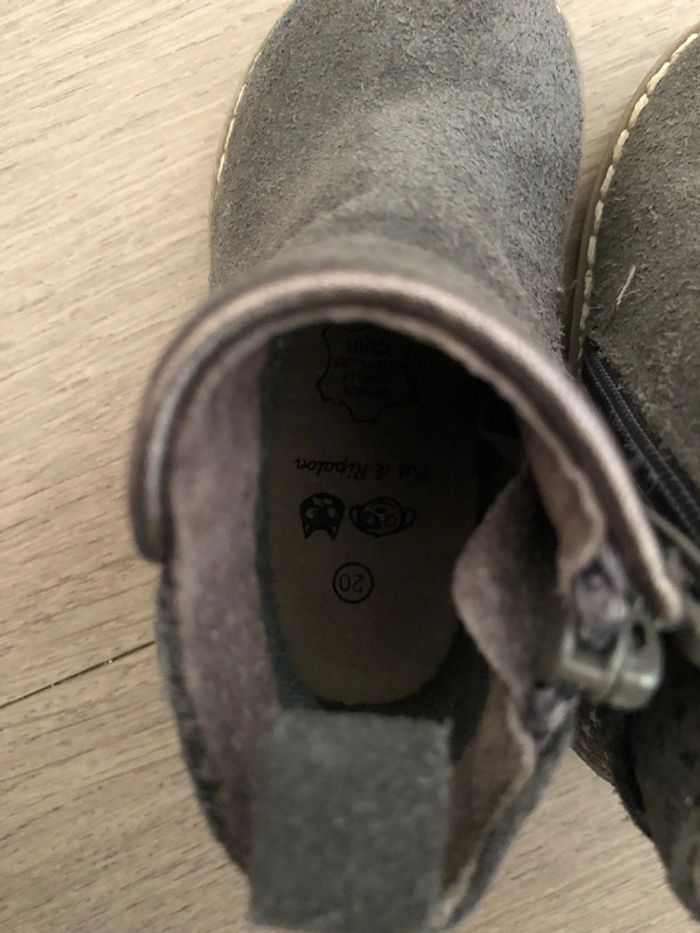 2 paires de bottines fille 20 - photo numéro 10