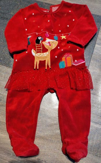 Pyjama velours 9 mois