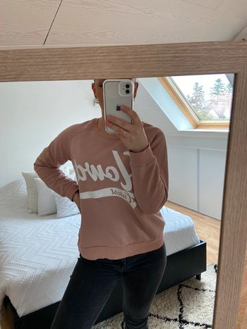 Sweat vieux rose