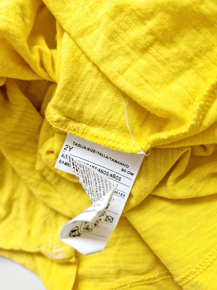 United Colors of Benetton - Tee-shirt manches courtes - Jaune (2 ans) - photo numéro 4