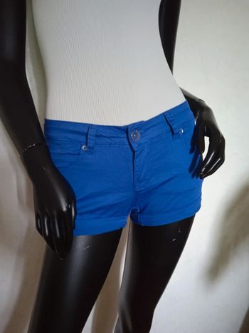 Mini short bleu