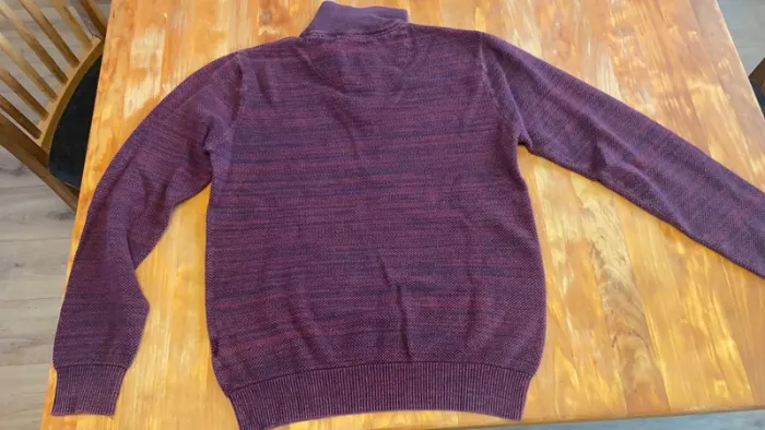 Pull Armand Thiery bordeaux taille S - photo numéro 4