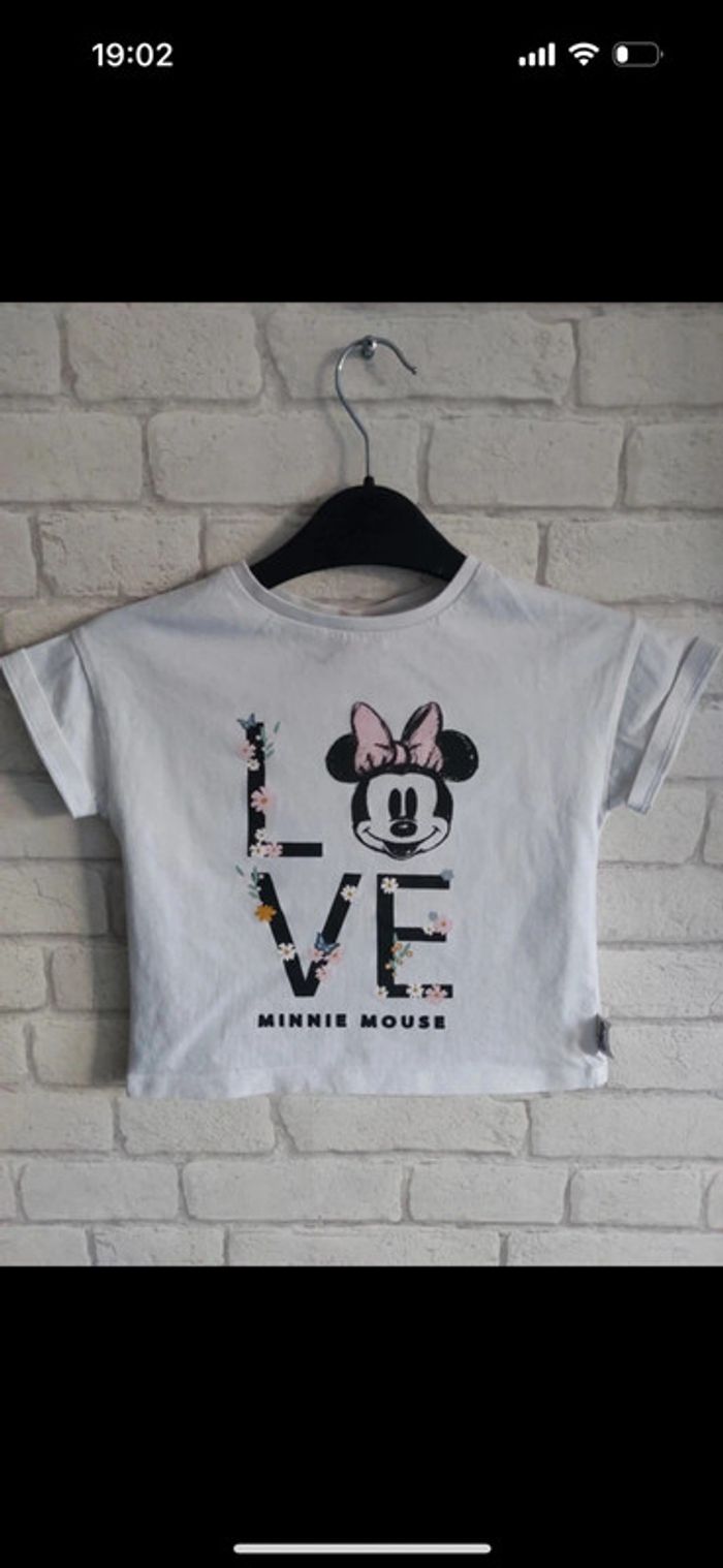 Tee-shirt court Mickey Mouse Disney taille 6 ans