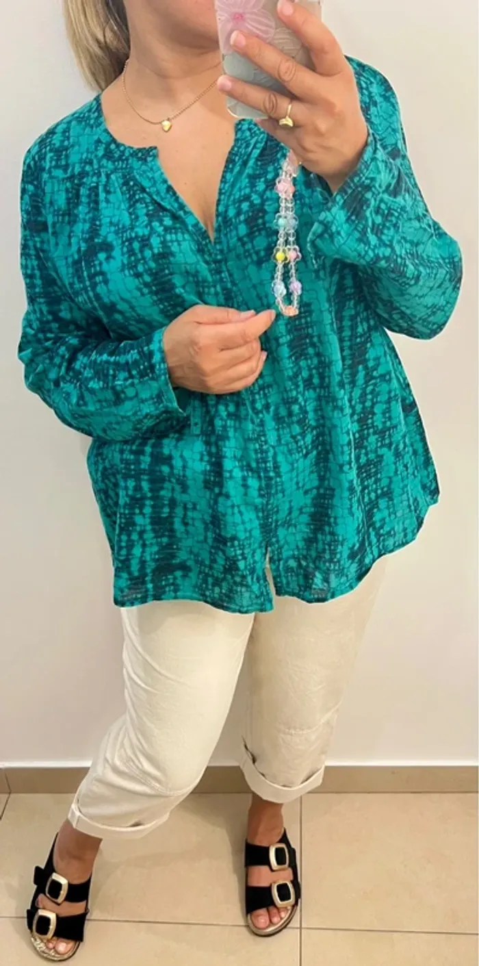 Blouse Aude Ba&sh ample tie and dye Taille 40 et plus - photo numéro 6