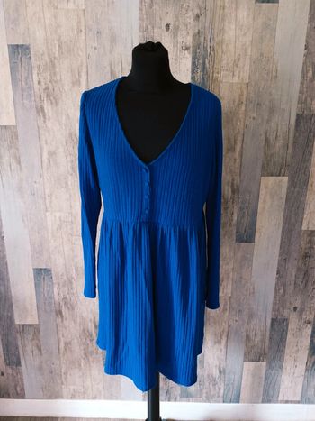 Tunique bleu roi camaïeu 42