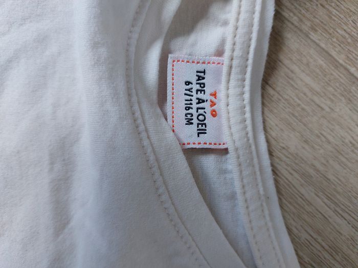 T-shirt ML l'amour foot TAO 6A - photo numéro 2