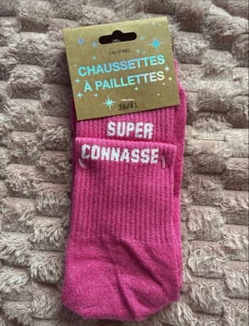 Chaussettes pailletée (super connasse)36/41