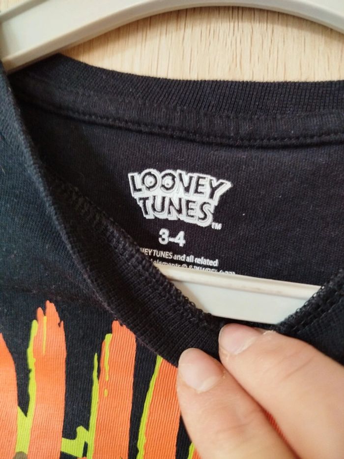 Tee shirt manches longues Looney toons garçon - photo numéro 2