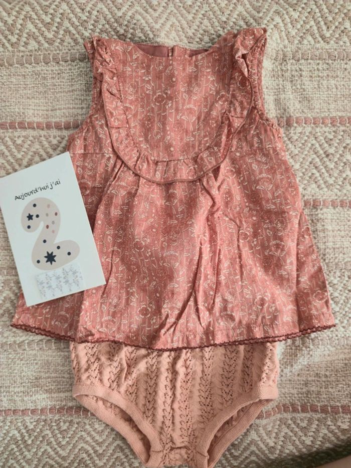 Ensemble kiabi culotte type crochet 24 mois 2 ans