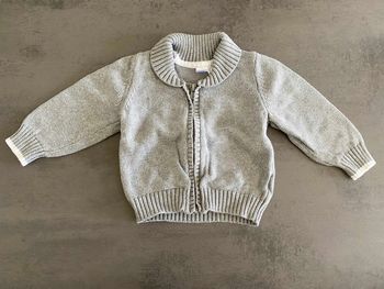 Gilet zippé gris Z Grain de Blé