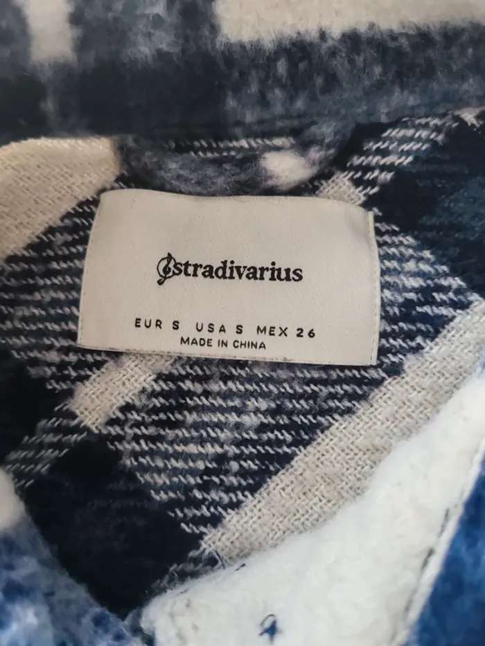 Surchemise “Checked Wool Blend” Stradivarius – Taille S - photo numéro 5