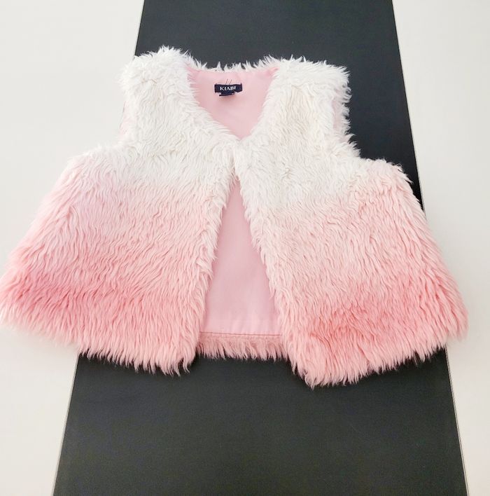 Cardigan sans manches  moumoute - photo numéro 2