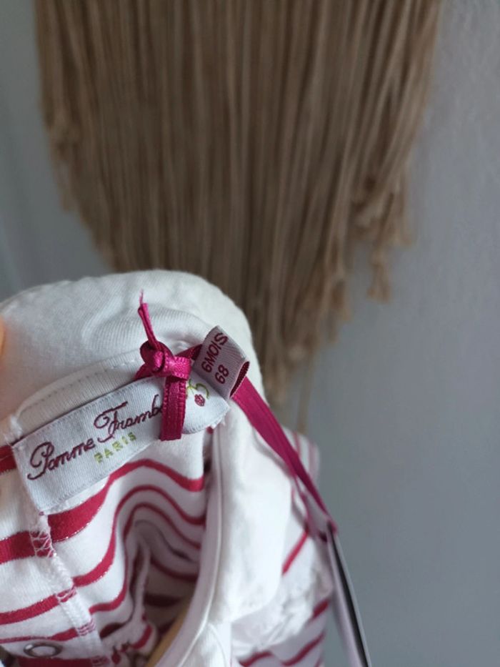 Grenouillère Pomme Framboise 6 mois neuve avec étiquette 🏷 - photo numéro 7