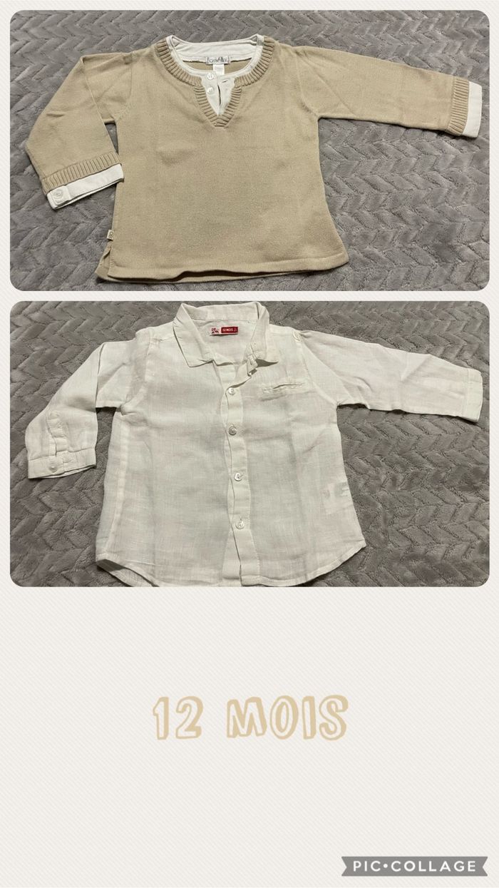 Lot vêtements garçon 12 mois - photo numéro 2