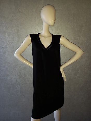robe noire camaïeu ajouré autour du col taille 42