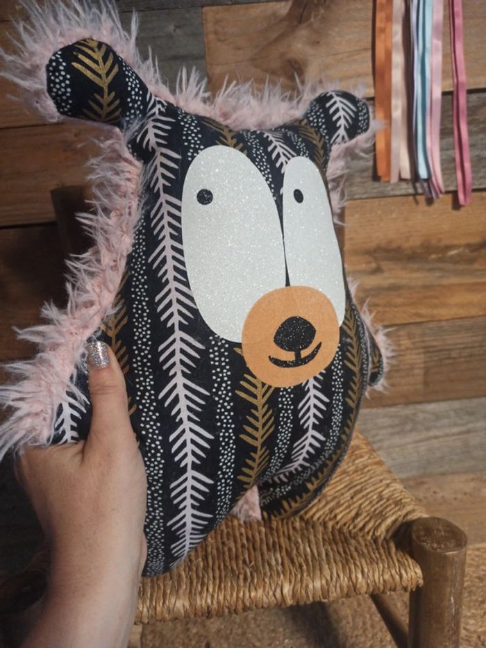 Peluche coussin déboutonnez moi tbe - photo numéro 4