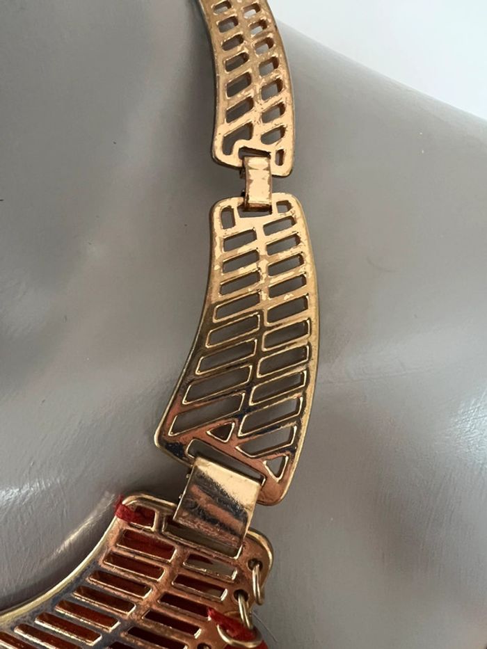 Robe élégante H&M – Terracotta/Rouille – Taille 36 - photo numéro 6