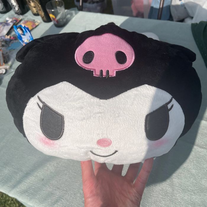 Hello Kitty Grande Peluche Kuromi x My Melody Type Tsum Tsum Sanrio Furyu - photo numéro 2