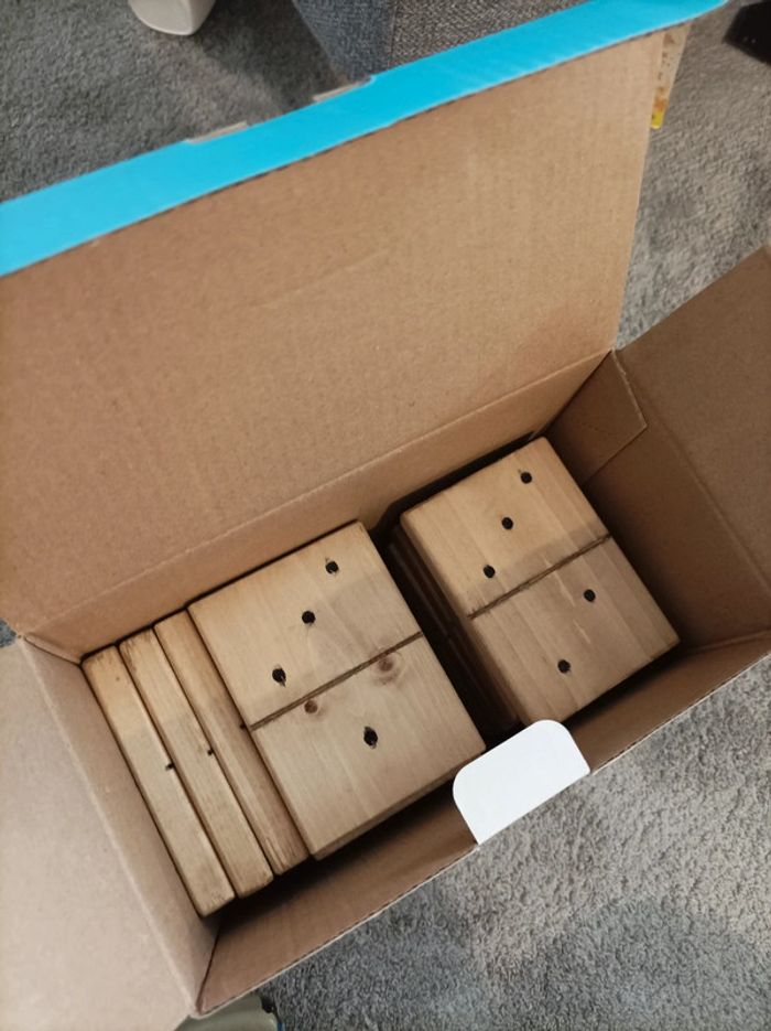 Jeu de domino géant 28 pièces en bois - photo numéro 4