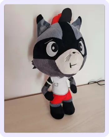 Peluche Simon le raton laveur – neuve