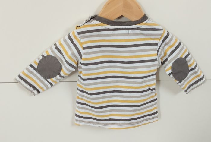 T-shirt ML garçon 3 mois obaibi - photo numéro 2