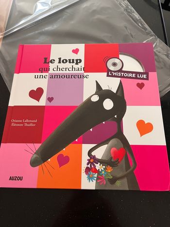 Livre grand format + CD Le loup qui cherchait une amoureuse Neuf 