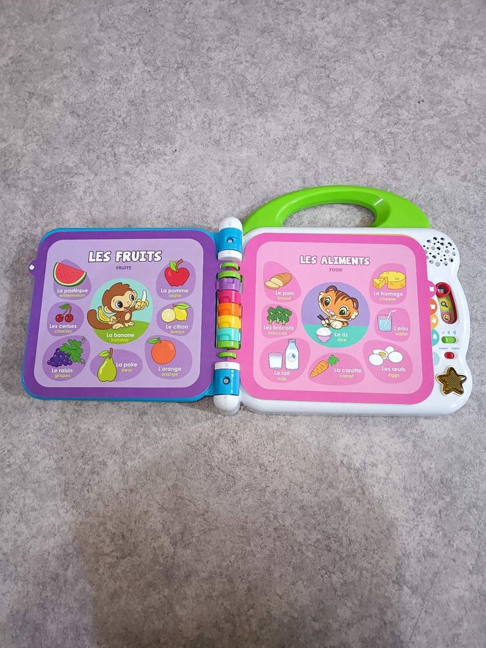 Imagier électronique bilingue mes 100 premiers mots VTech - photo numéro 3