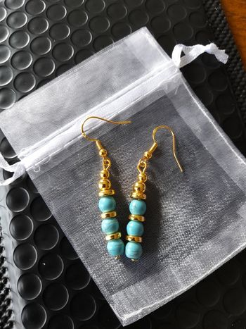 Boucles d'oreilles Turquoise
