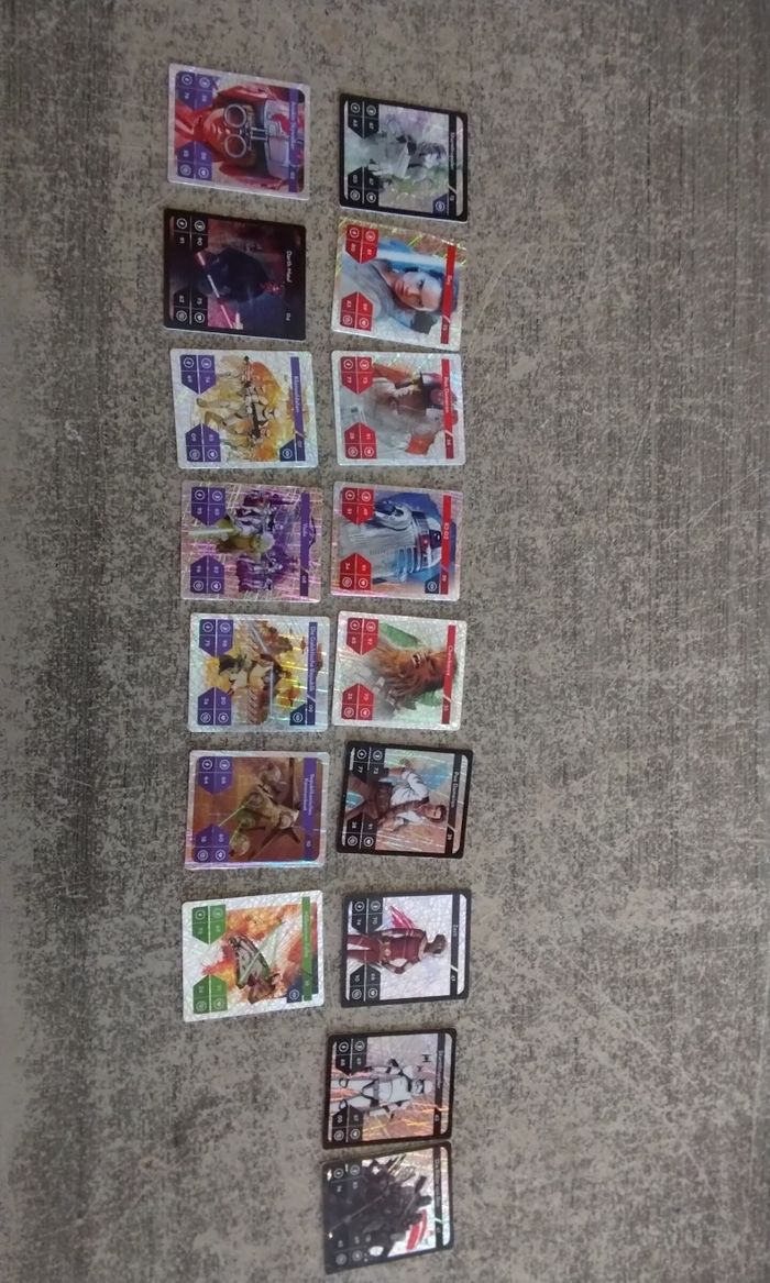 Carte Star Wars brillante