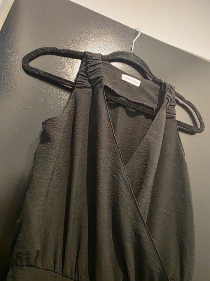 Combinaison pantalon noir cache cache - photo numéro 3
