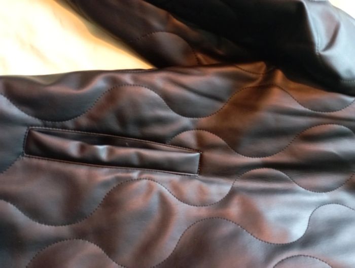 Veste femme simili cuir taille 46/48 - photo numéro 3