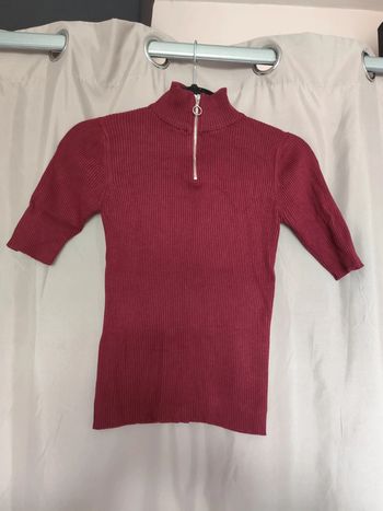 Pull manche courte