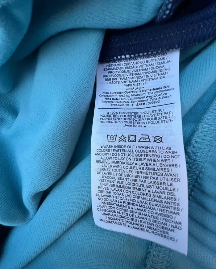 Ensemble Nike bleu taille S - photo numéro 10