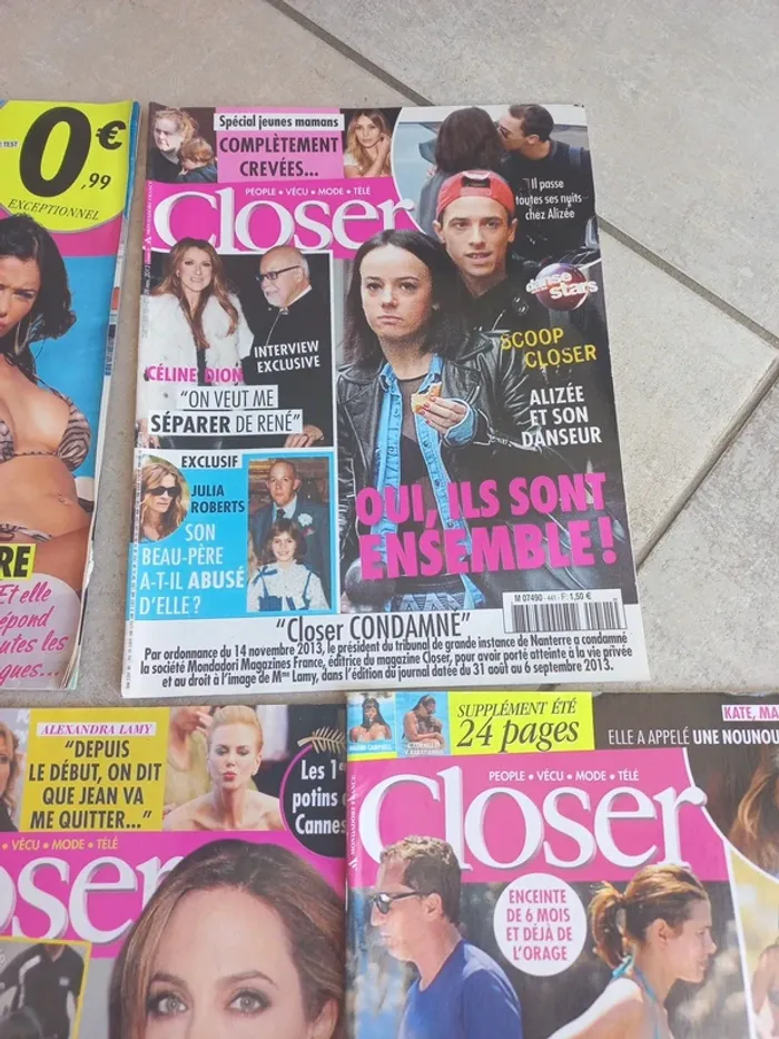 Lot de 5 magazines People Closer - photo numéro 6