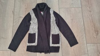 Gilet noir & blanc Orchestra 6 ans