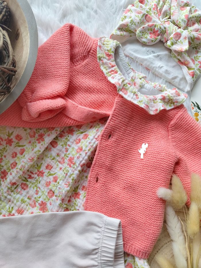 Ensemble complet 4 pièces sergent major fille 1 mois 🎀 - photo numéro 4