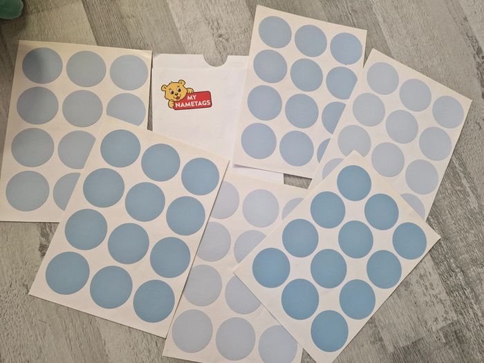 Stickers autocollants muraux points bleus
