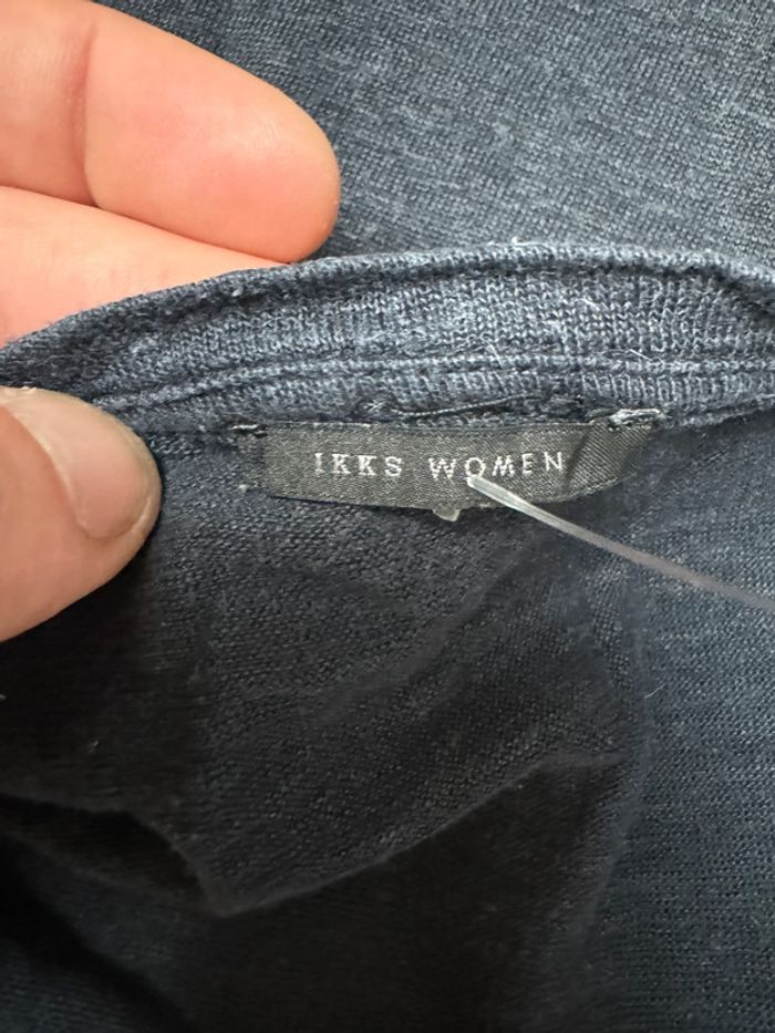 Tee-shirt en lin IKKS Taille 34 - photo numéro 3