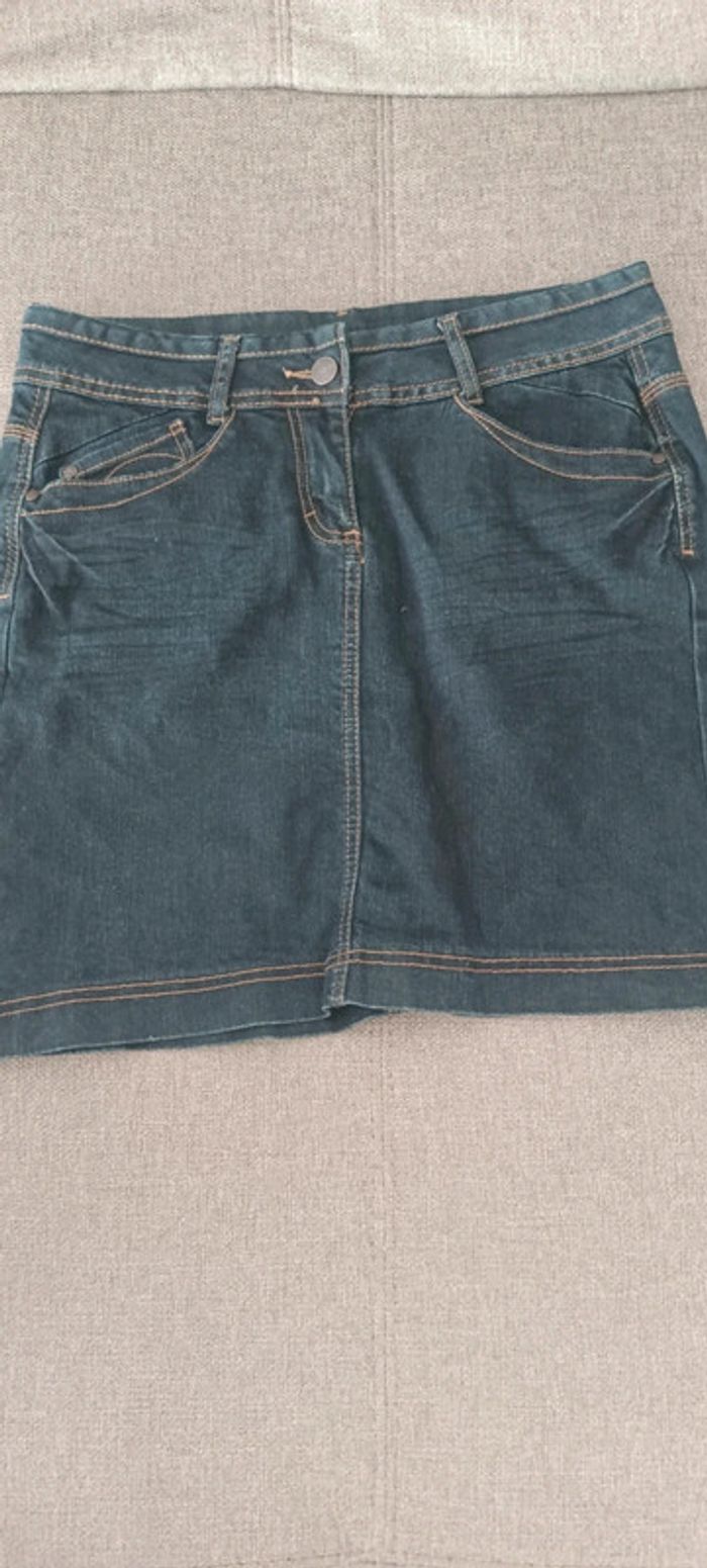 Jupe en jeans Camaïeu 40