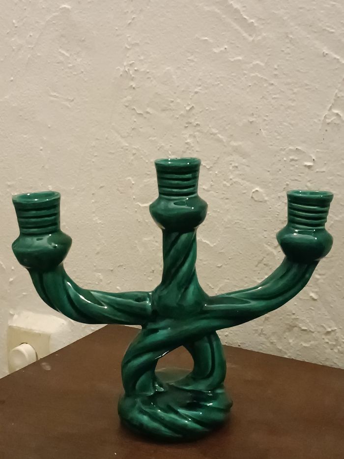 Paire de chandelier Vallauris 1950 - photo numéro 3