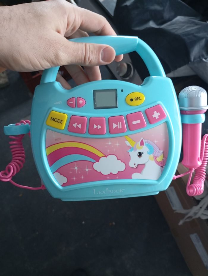 Lecteur musique licorne fille micro bluetooth USB micro sd