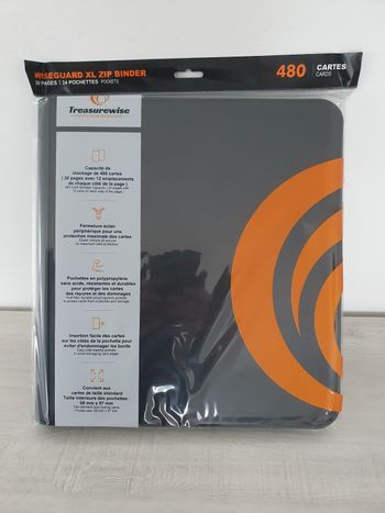 Portfolio TreasureWise Zip Binder 480 Noir