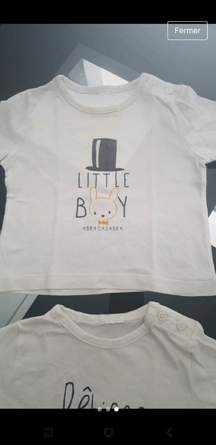 Lot de 2 t-shirts ML - photo numéro 2