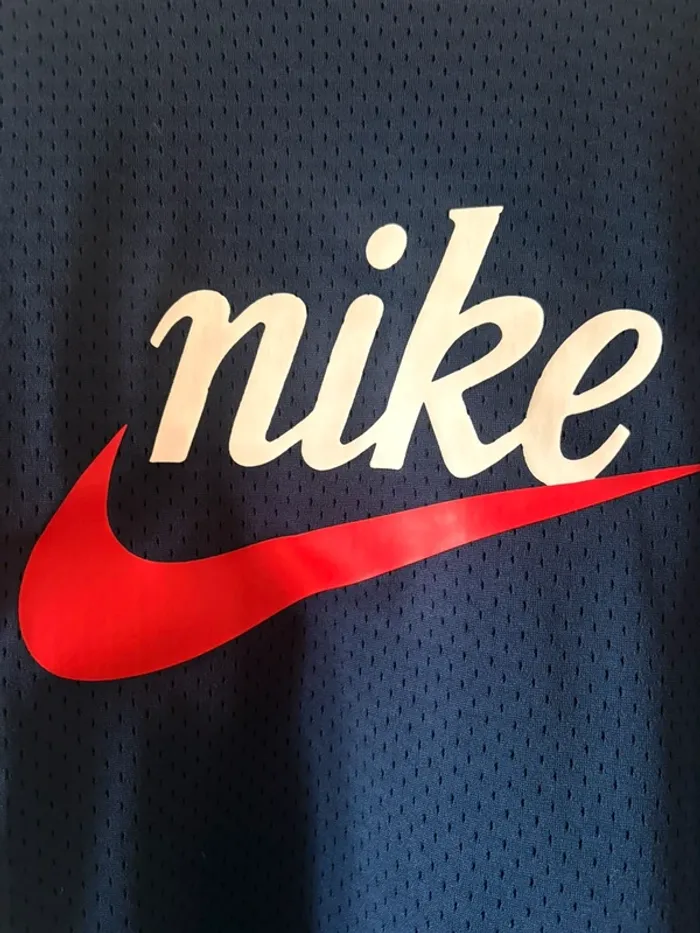T-shirt en mesh bleu Nike - photo numéro 2